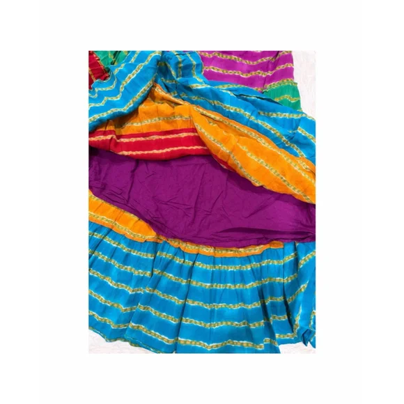 LAUREN Ralph Lauren multicolor tiered maxi skirt - Size 2X (VGUC) - Picture 3 of 5